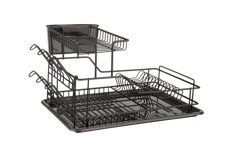 جاظرفی (آبچکان کنارسینکی) 1/5طبقه مشکی جنس درجه ۱