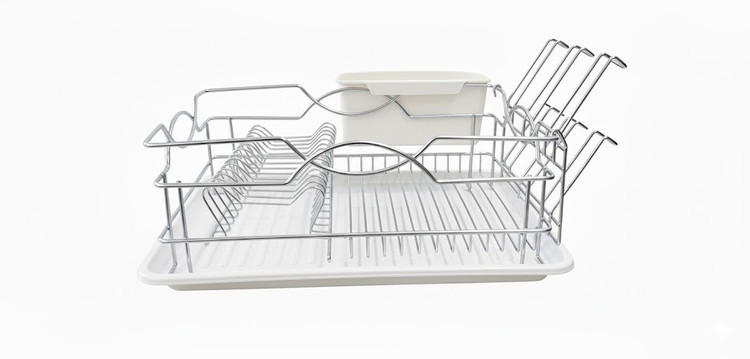 جاظرفی کنارسینکی ابچکان ۱طبقه کروم استیل